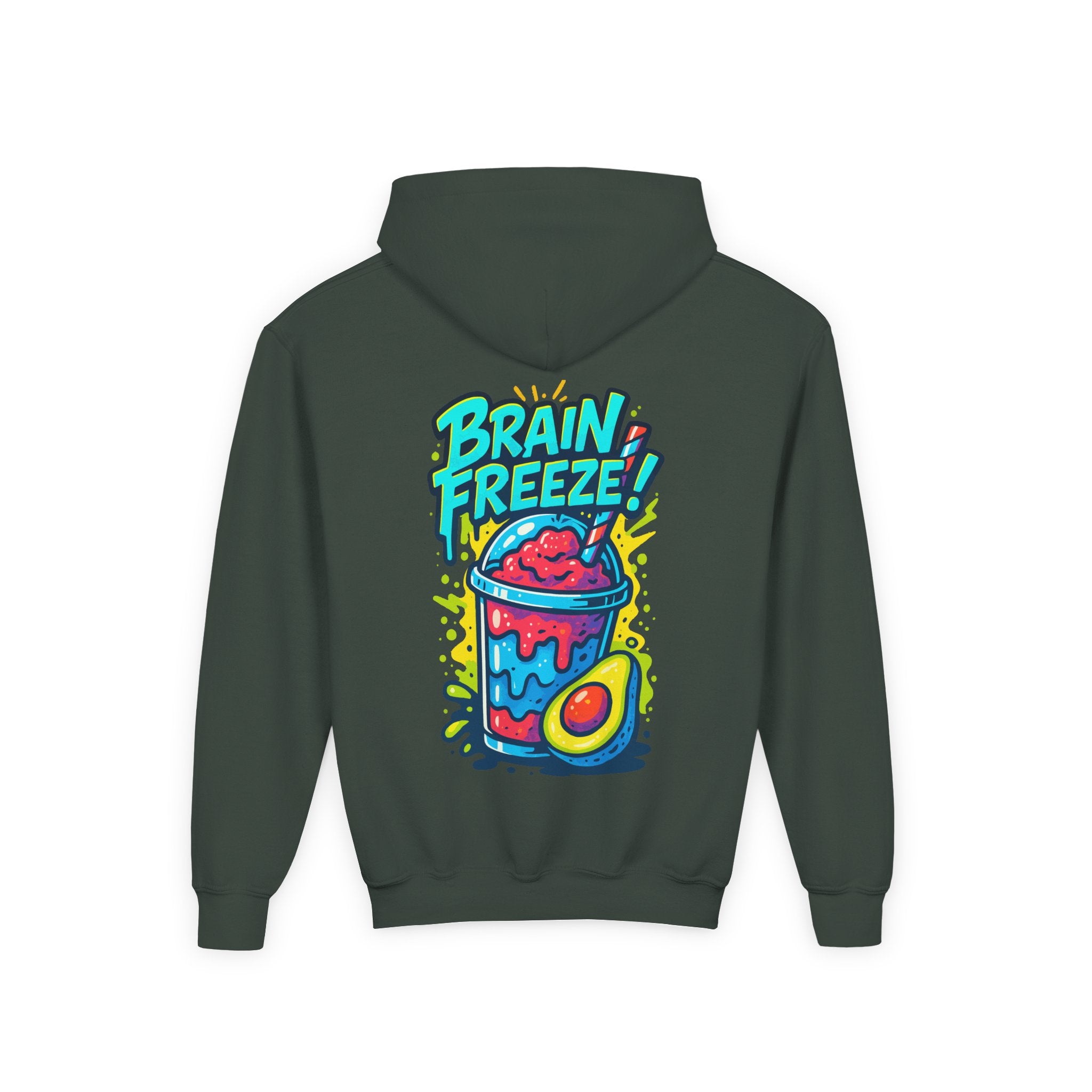 Brain Freeze Hooded Sweatshirt, Casual Wear