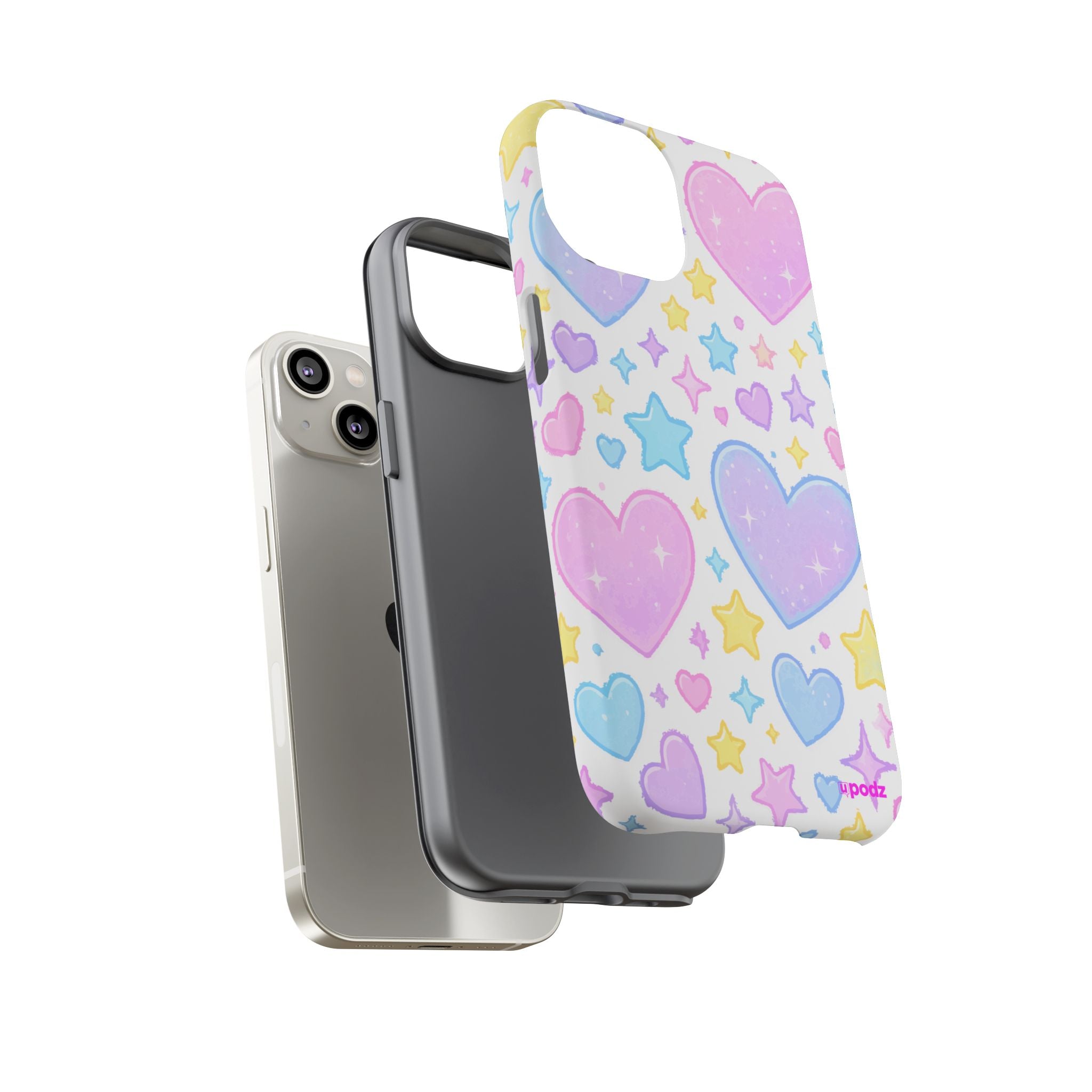 Colourful Doodle Design, Tough Cases, Phone Cover