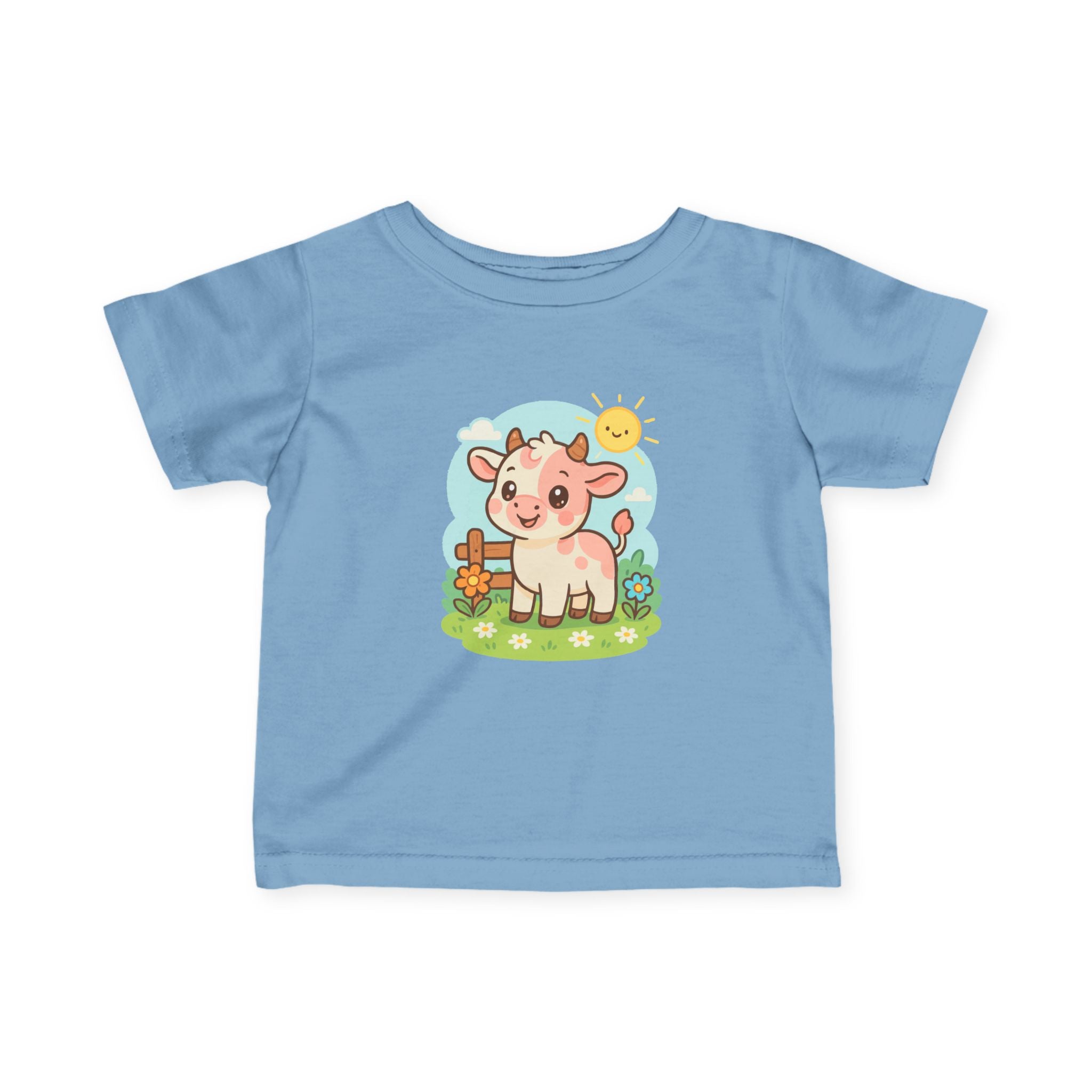 Cute Cow Infant Tee, Baby Cow Shirt, Toddler Tee, Farm Animal T-Shirt