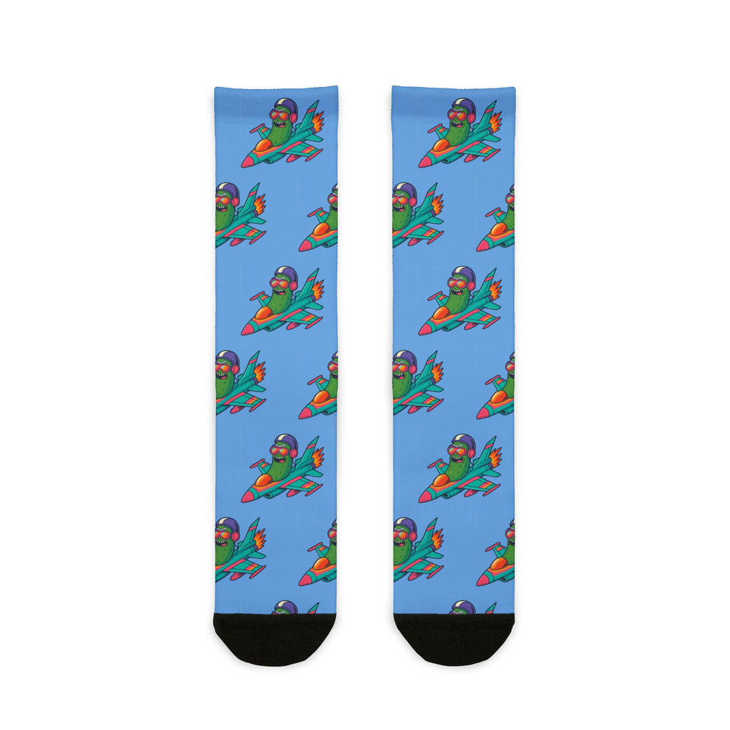 Flying Pickle, Sublimation Crew Socks