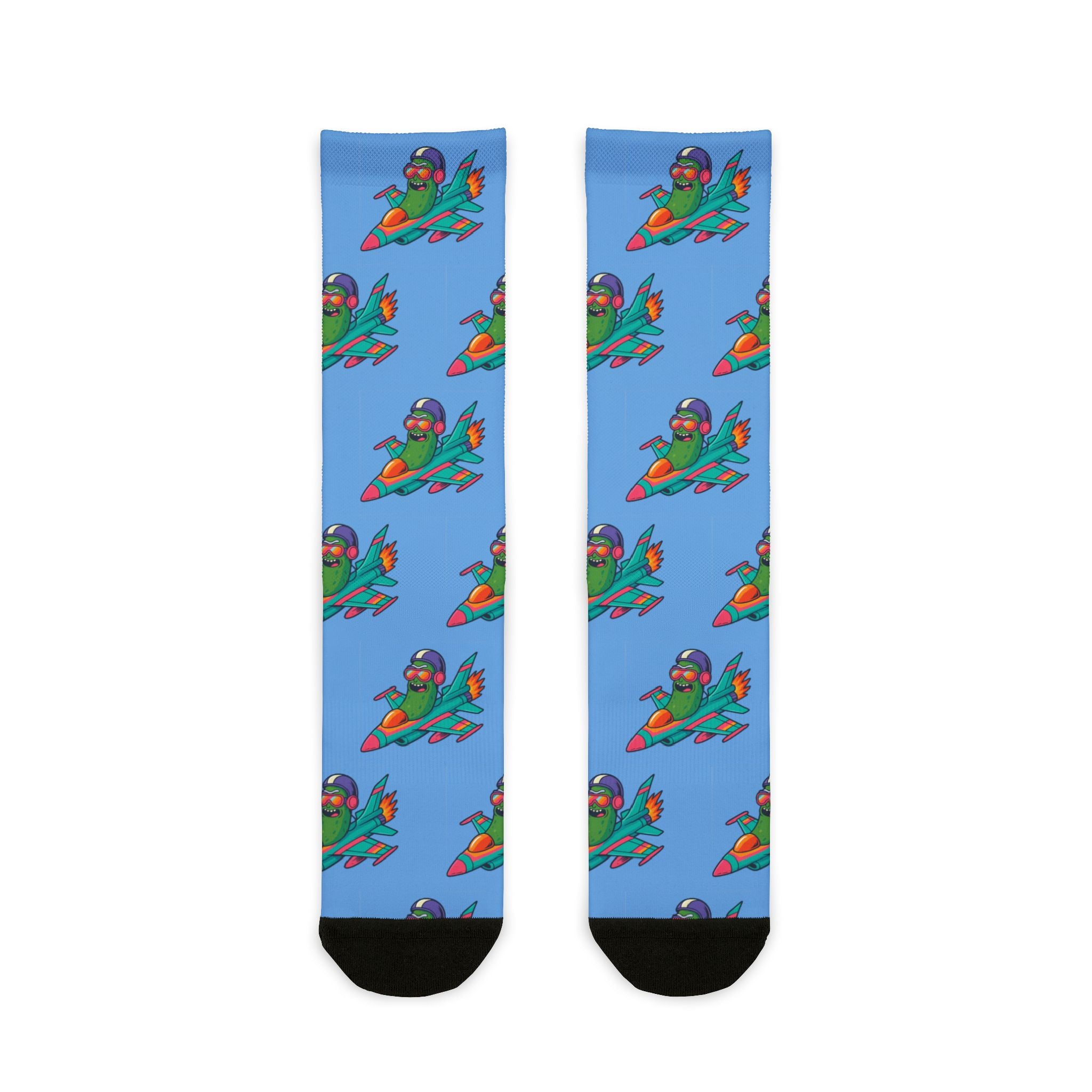 Flying Pickle, Sublimation Crew Socks