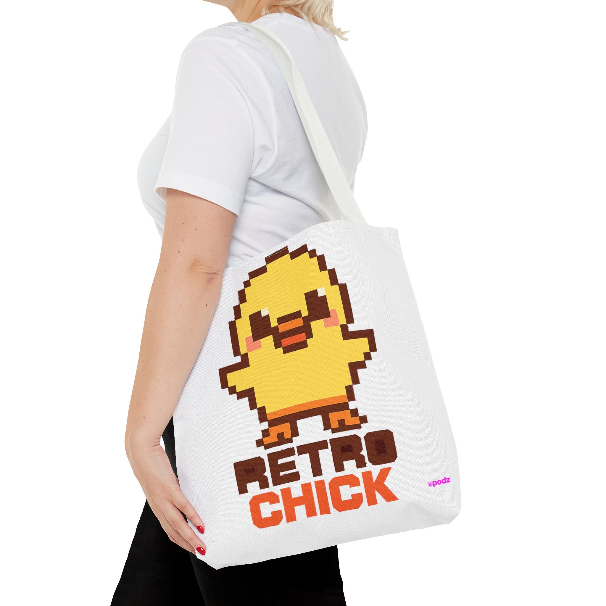 Retro Chick Tote Bag - Quirky Fun Bag
