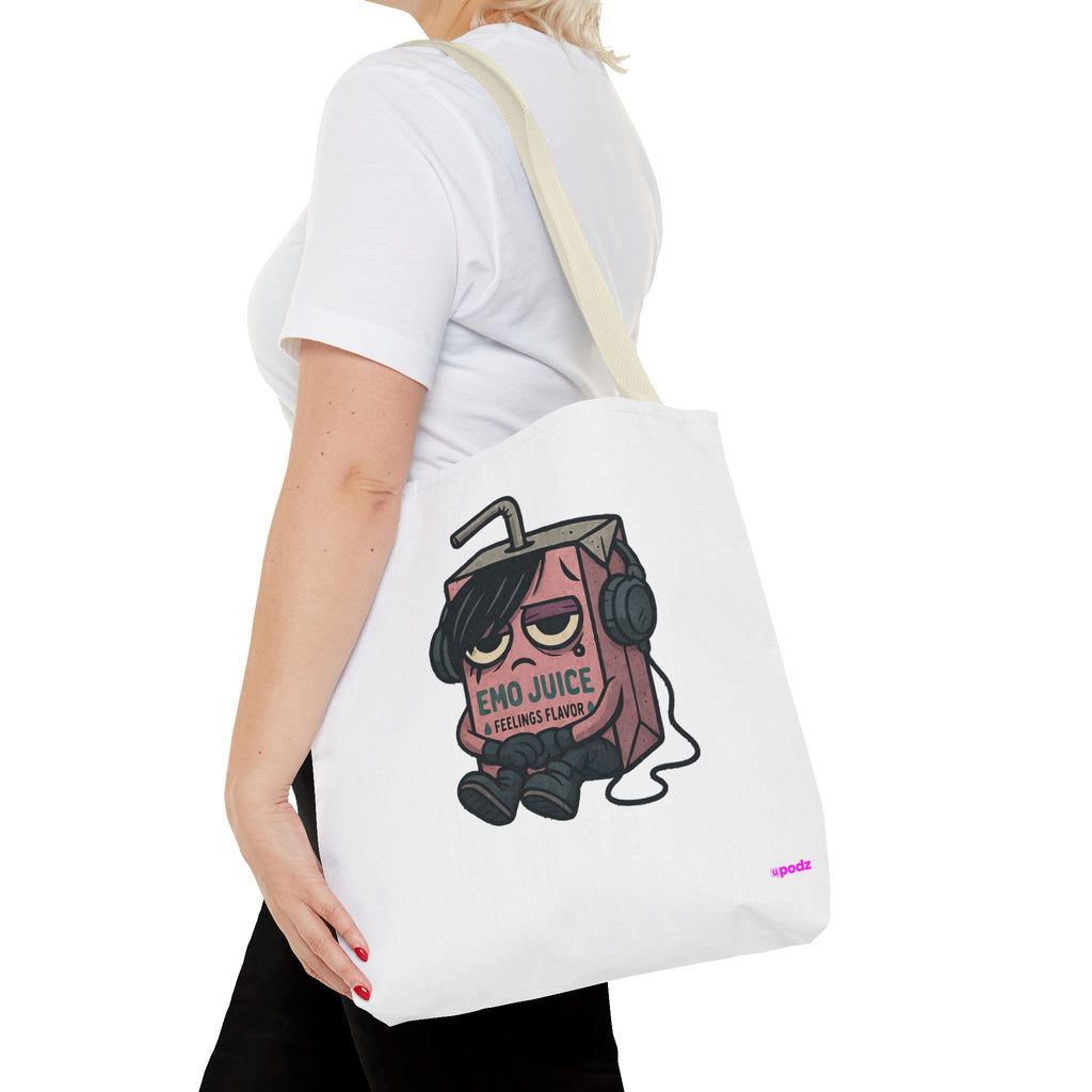 Sad Emo Tote Bag - Quirky Fun Bag