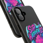 Sip Happens Phone Case Design, Tough Cases, Phone Cover