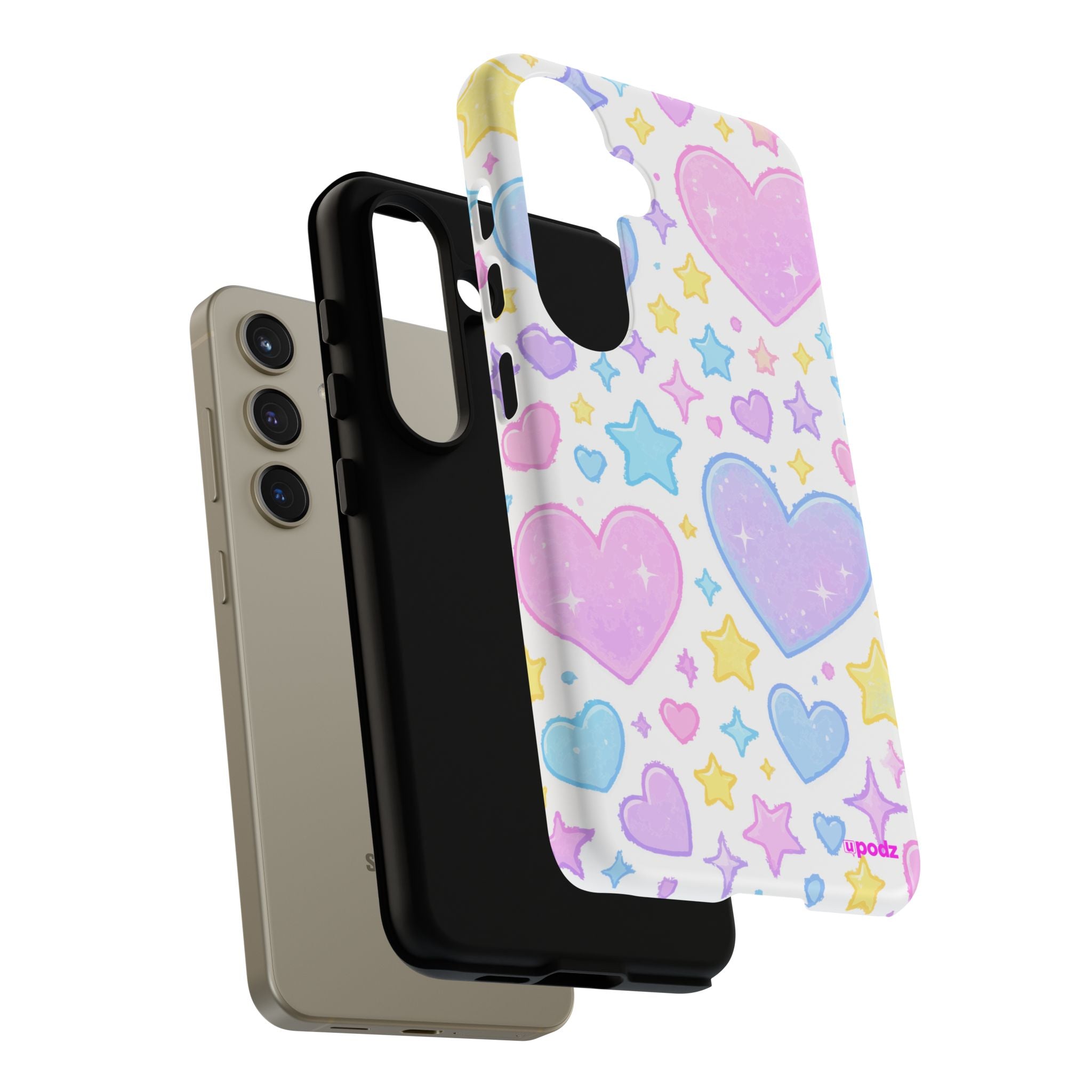 Colourful Doodle Design, Tough Cases, Phone Cover