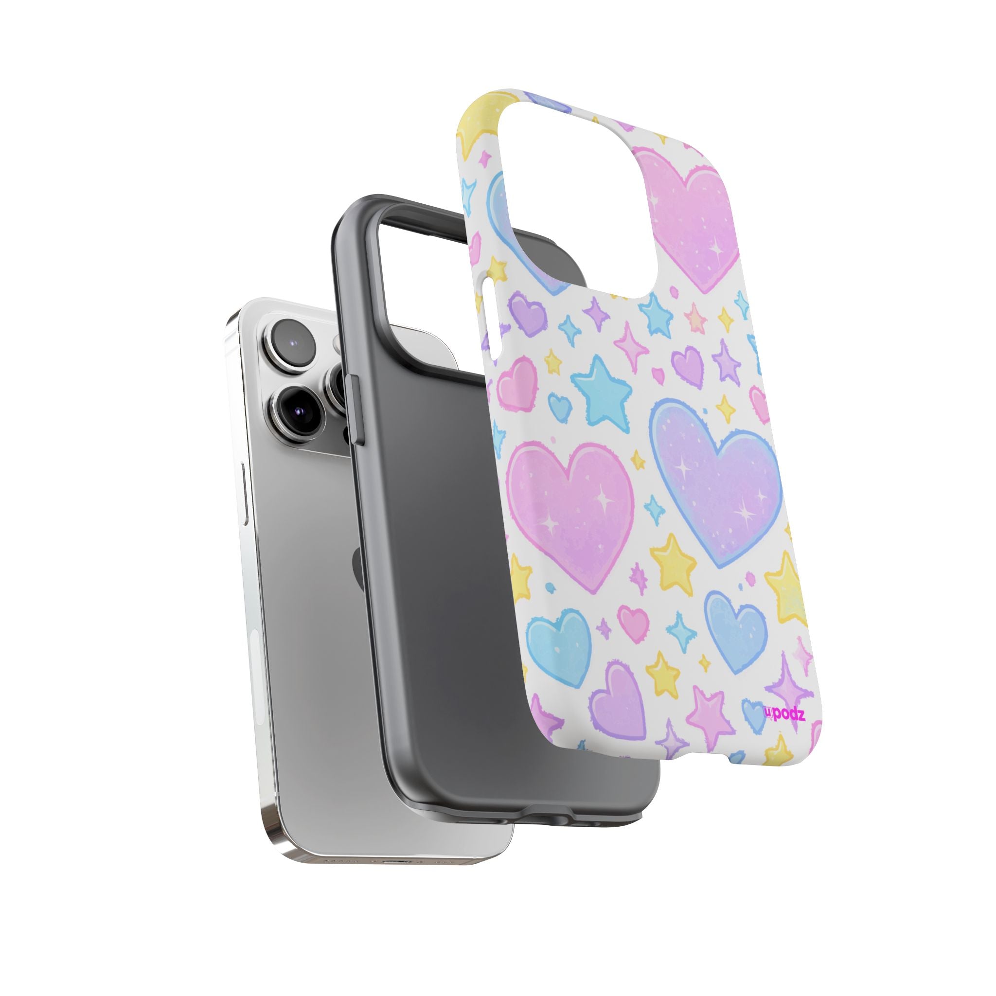 Colourful Doodle Design, Tough Cases, Phone Cover
