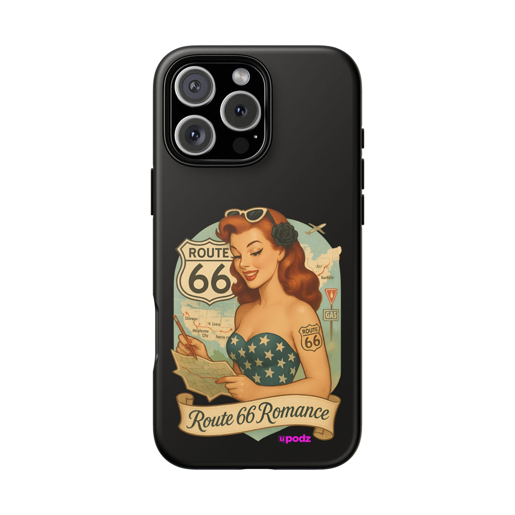 Route 66 Design, Tough Cases, Phone Cover, Unique Gift
