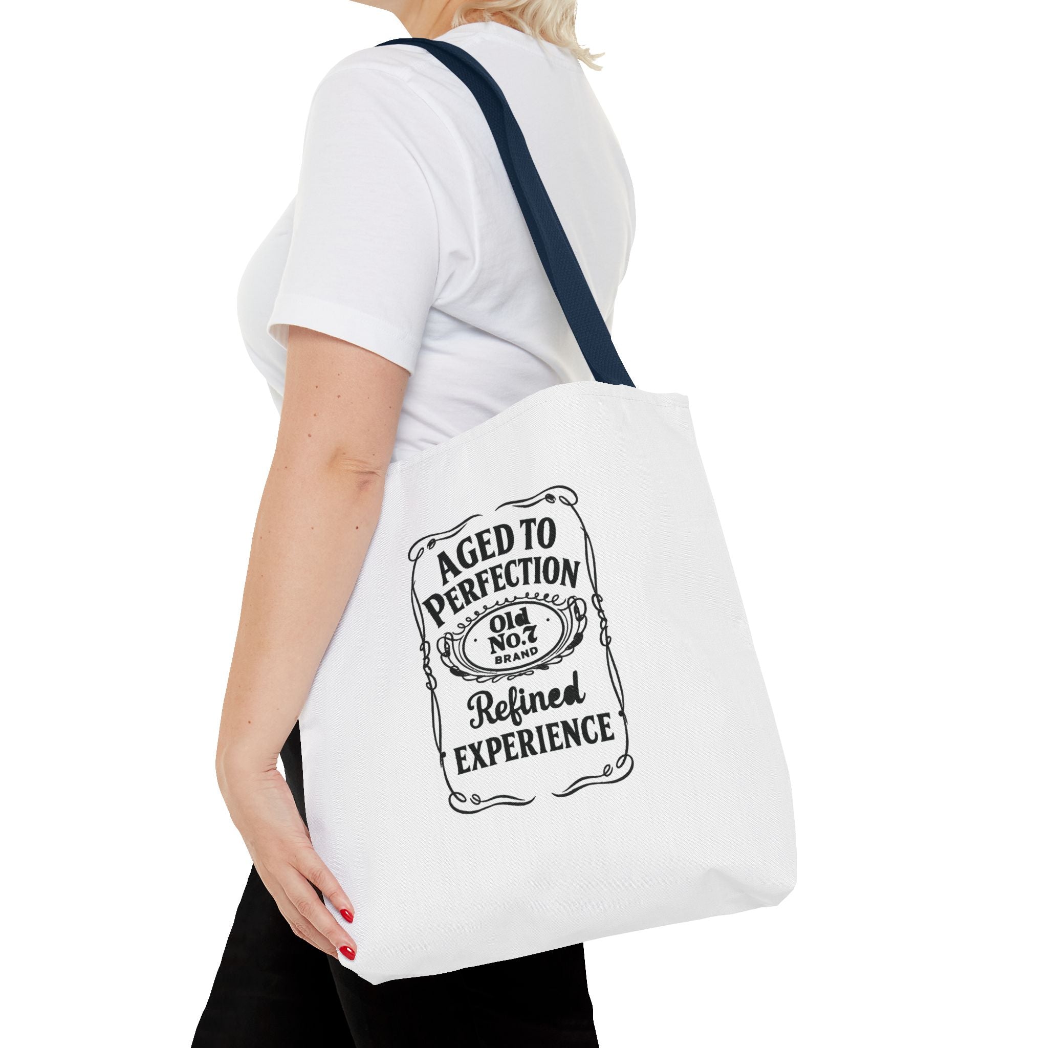 Aged to perfection Tote Bag, Inspirational Gift, Eco-Friendly Shopping Bag