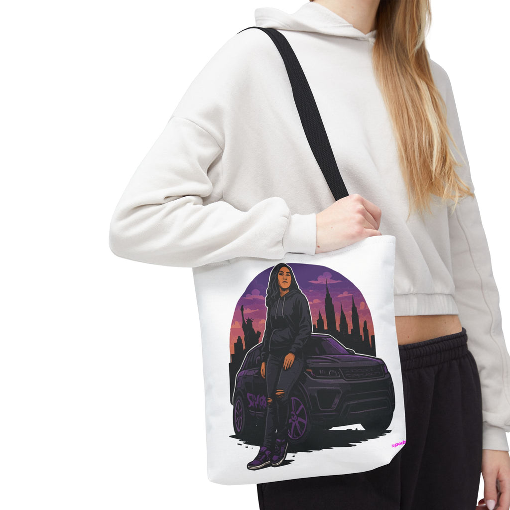 Just Cruzin Tote Bag - Quirky Fun Bag