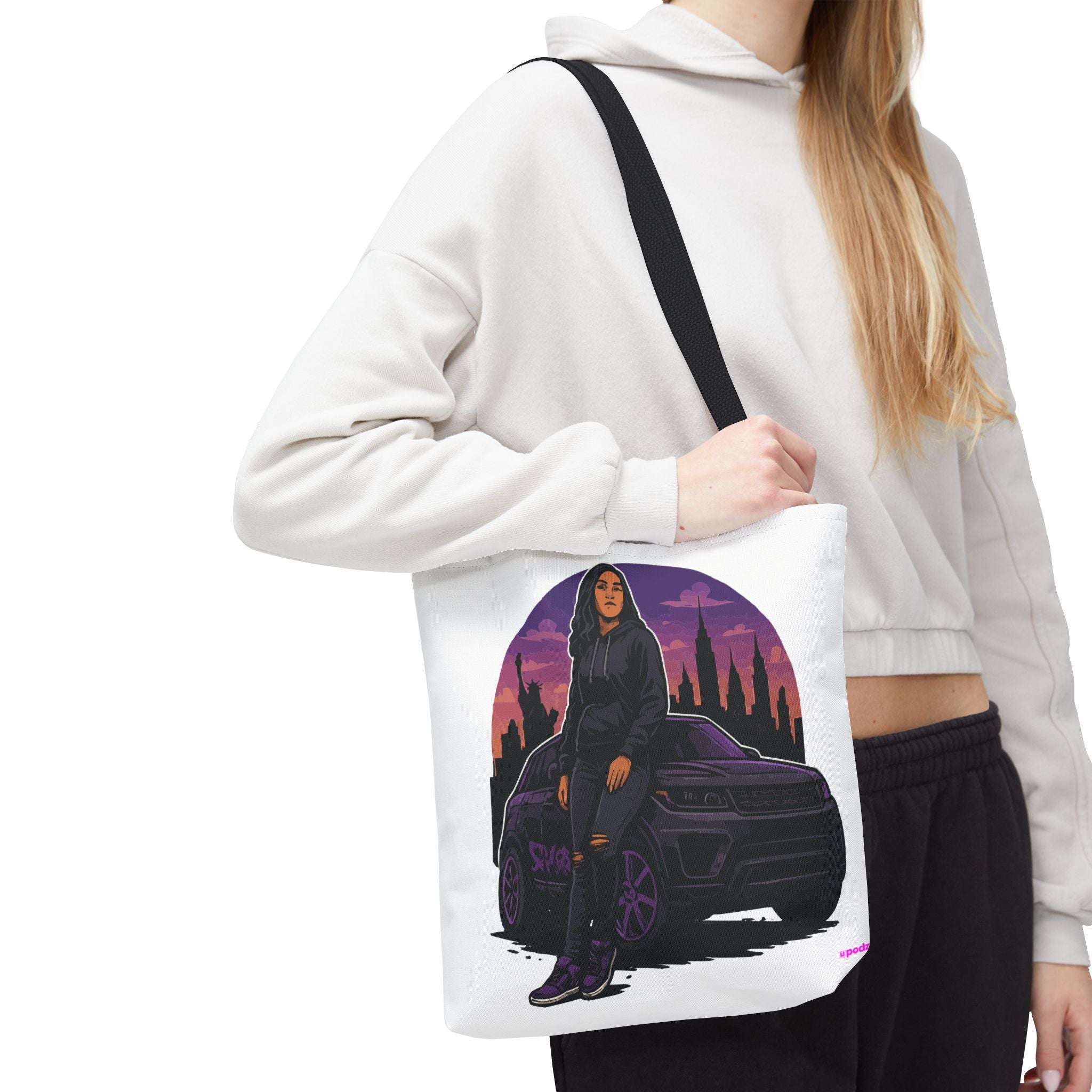 Just Cruzin Tote Bag - Quirky Fun Bag