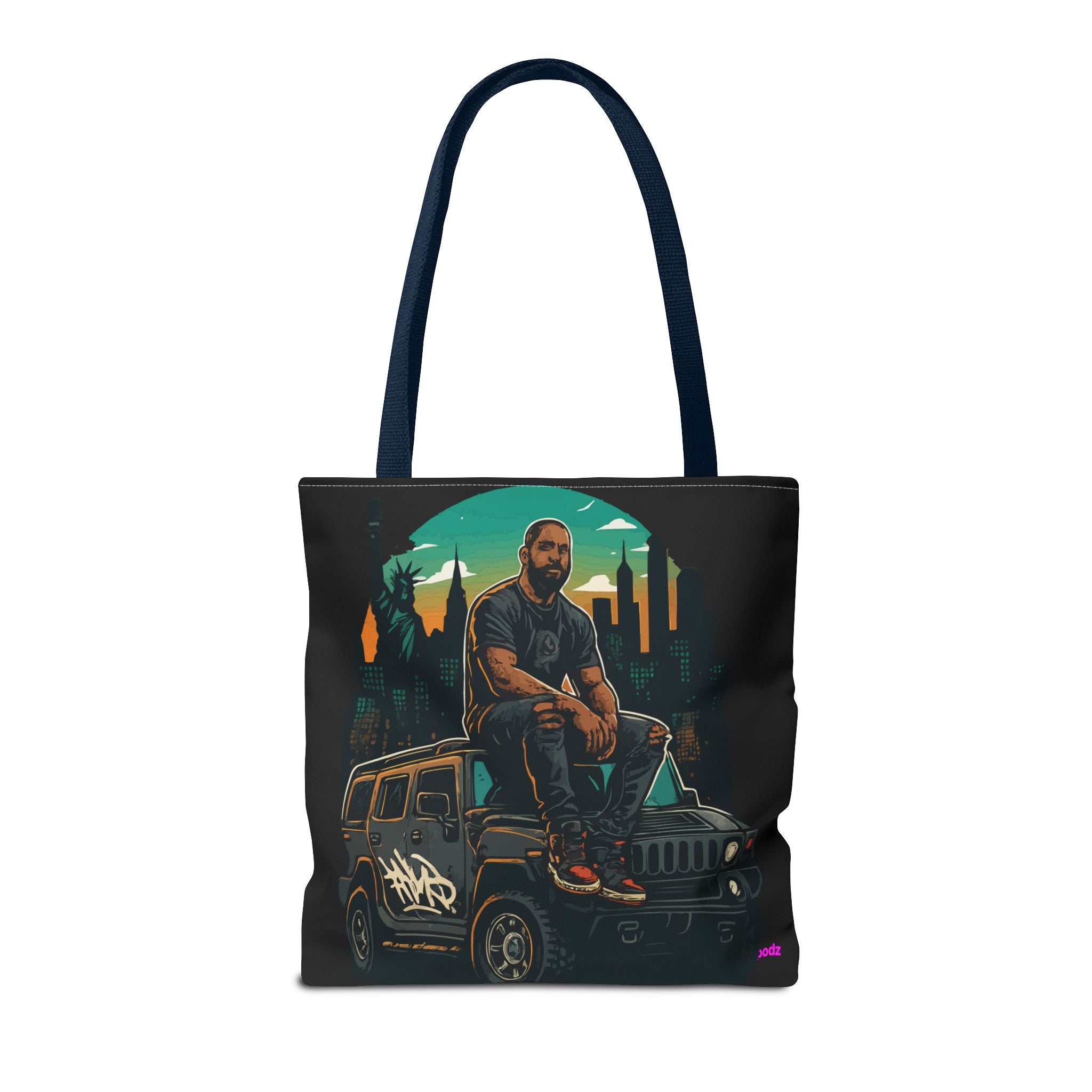 Hanging Out Tote Bag - Quirky Fun Bag