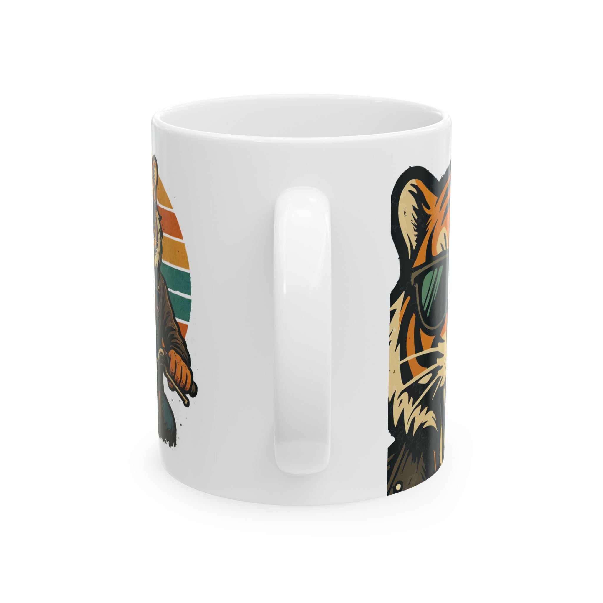 Tiger Ceramic Mug |  Personalized Mug