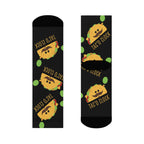 Tac o Clock Crew Socks, Jellyfish Design