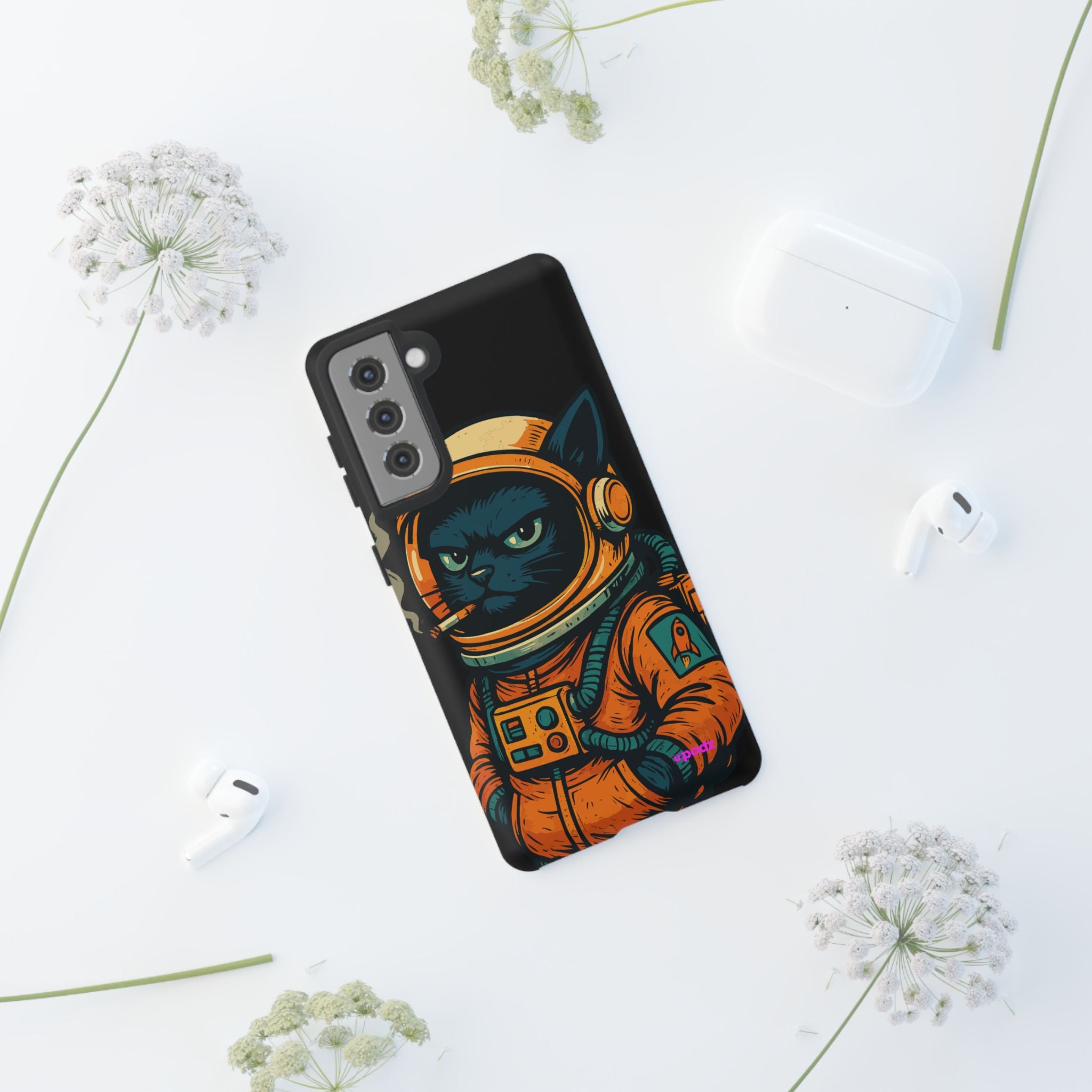 Smoking Cat Design, Tough Cases, Phone Cover