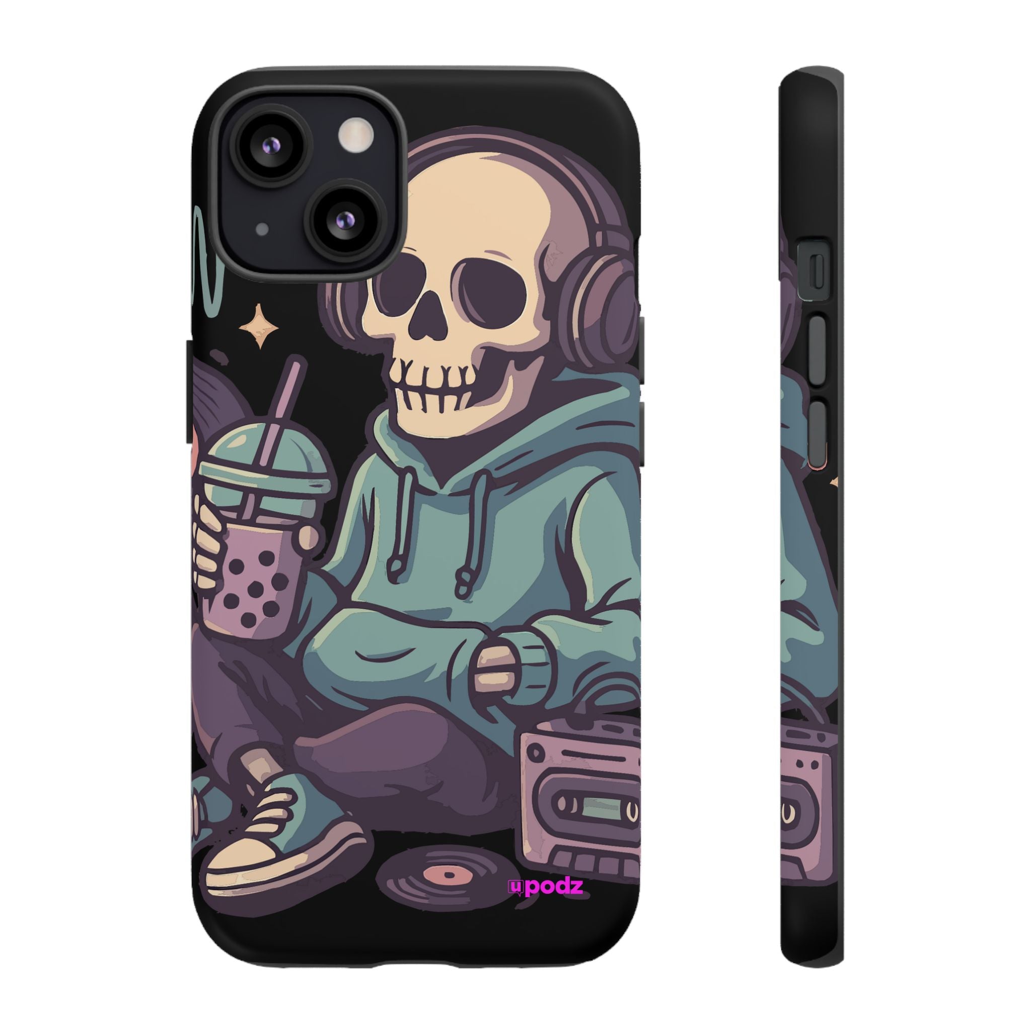 Skull Headphones Design, Tough Cases, Phone Cover