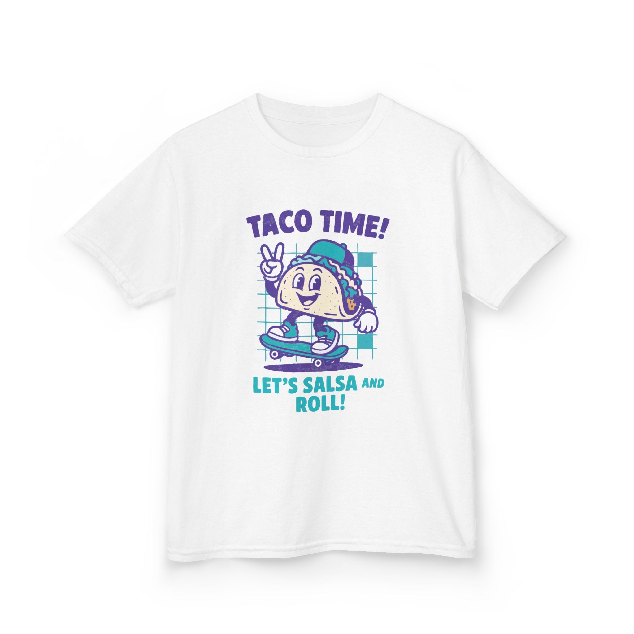 Taco Time! Kids Tee, Kids Cotton T-Shirt
