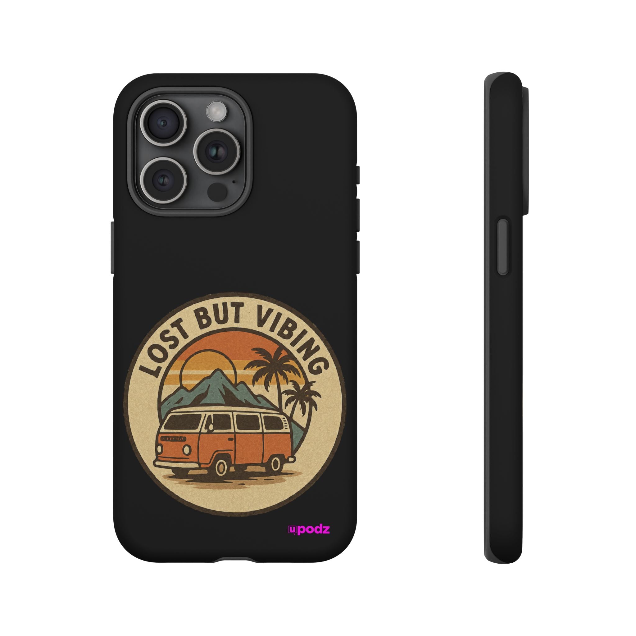 Lost But Vibing Design, Tough Cases, Phone Cover
