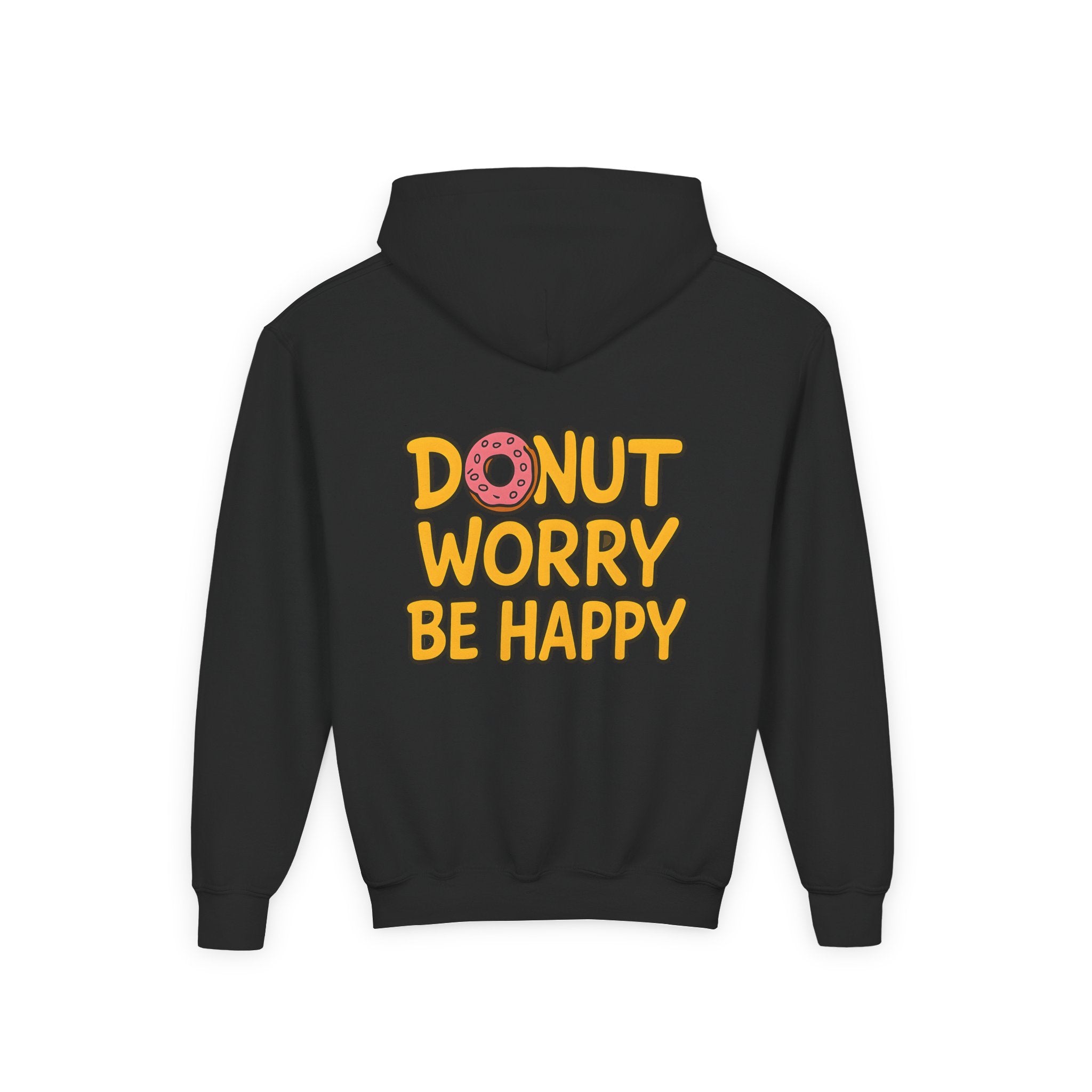 Donuts make me happy, Youth Hooded Sweatshirt, Casual Wear