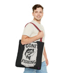 Gone Fishing Tote Bag - Quirky Fun Bag
