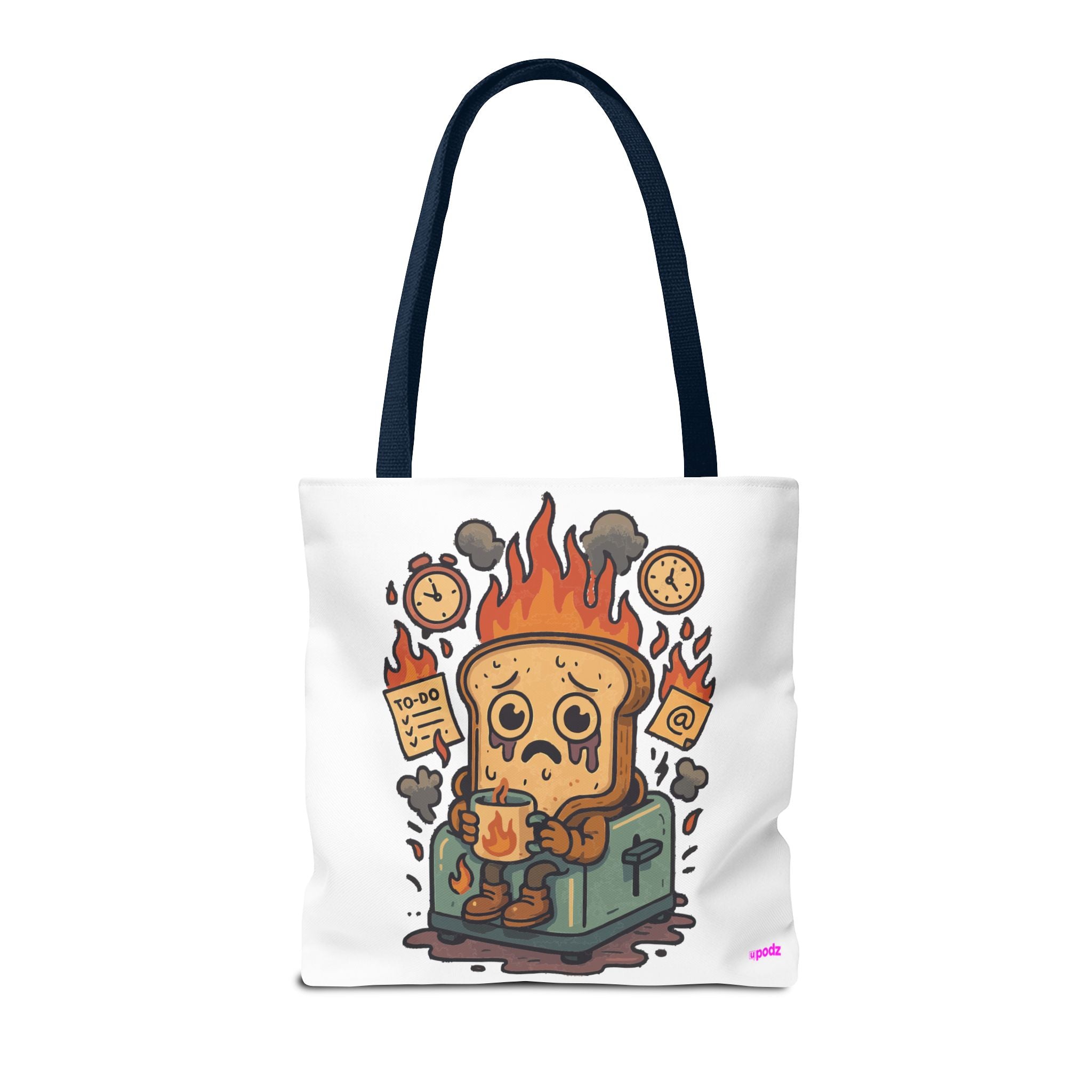 Burnt Toast Tote Bag - Quirky Fun Bag