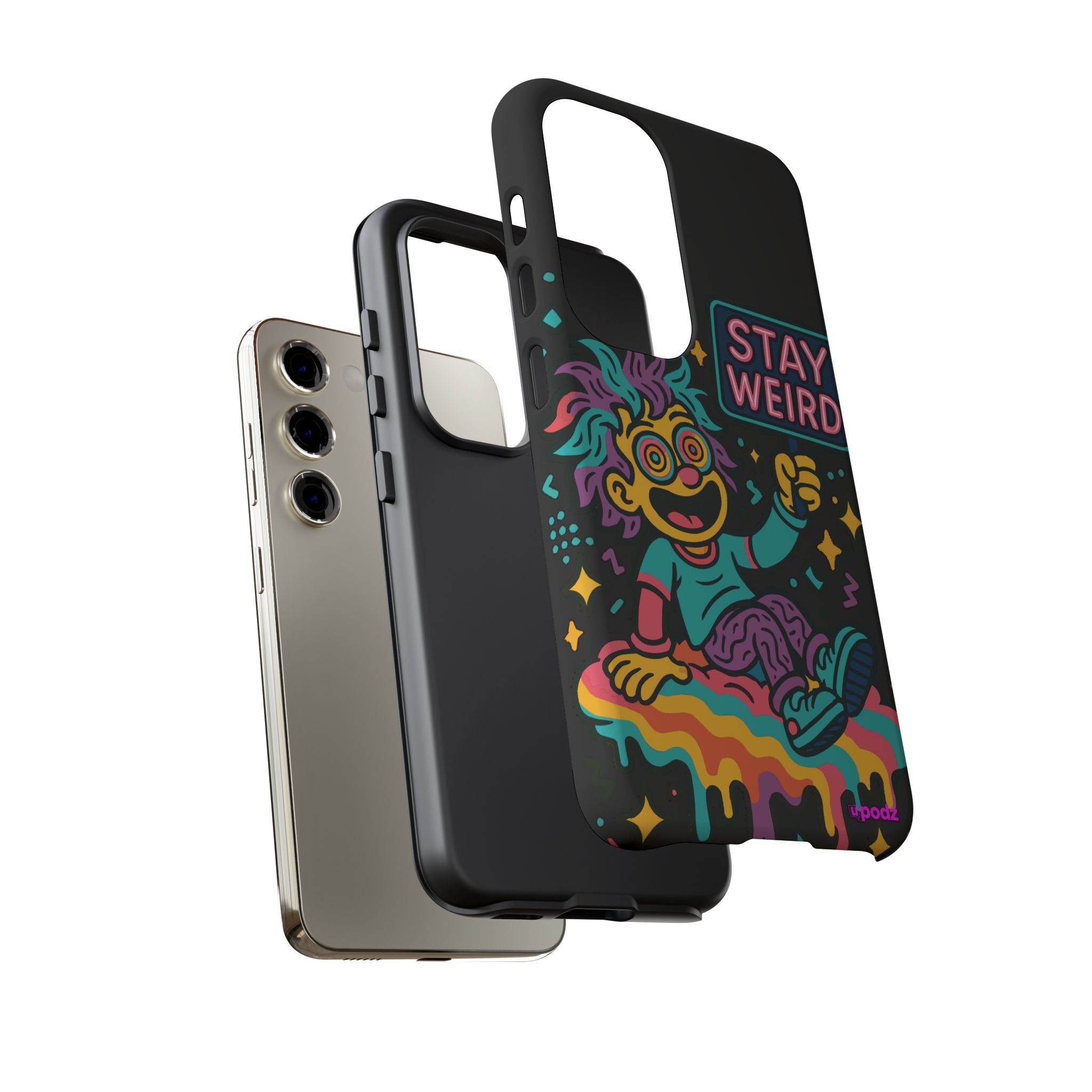 Stay Weird Design, Tough Cases, Phone Cover