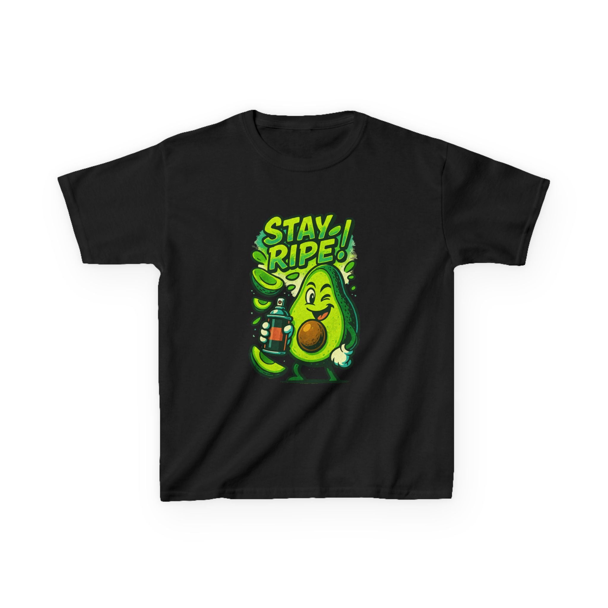Stay Ripe Kids Tee, Fun Graphic Tee, Kids Cotton T-Shirt