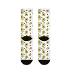 Avocado Sublimation Crew Socks