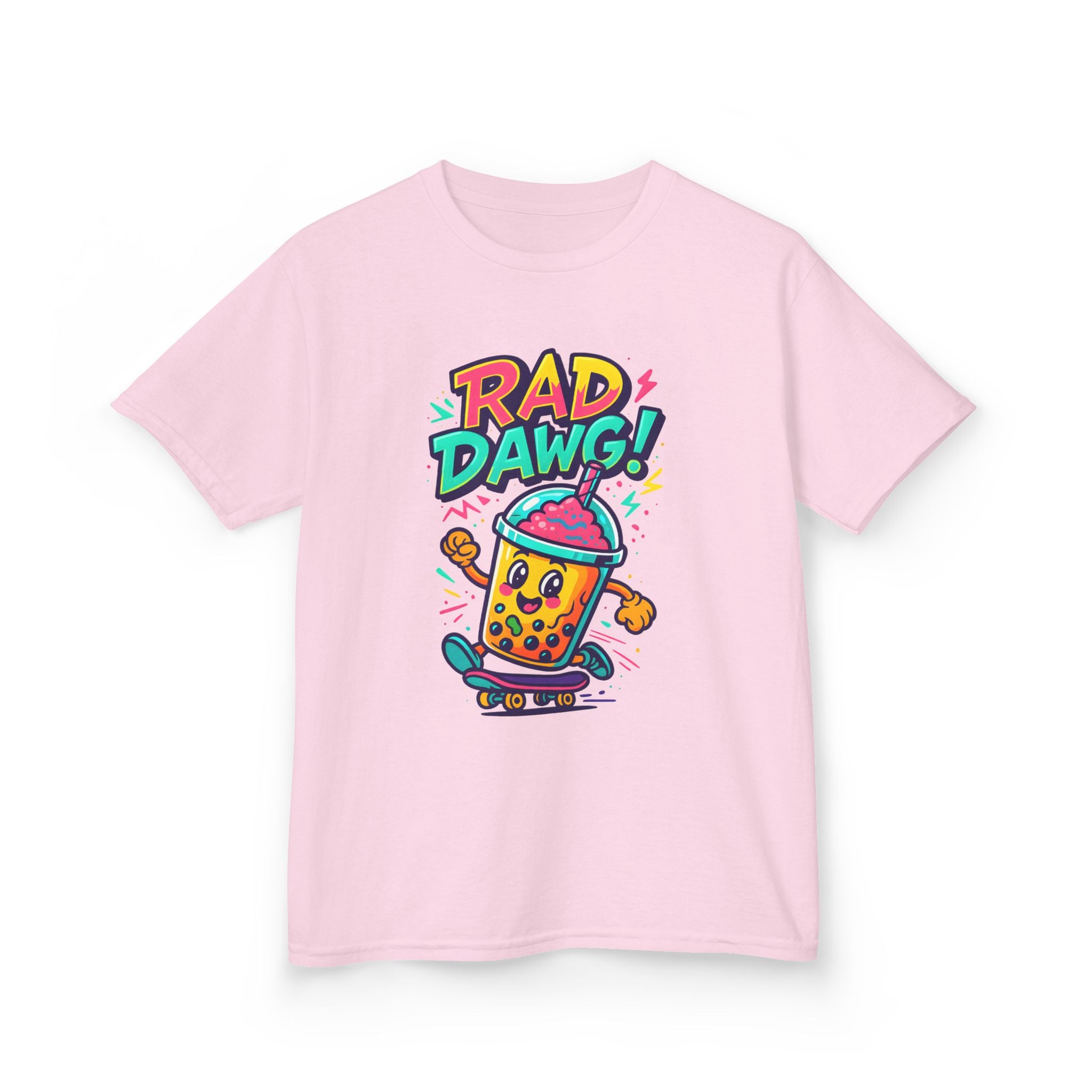 Rad Dawg Kids Tee, Fun Graphic Tee, Kids Cotton T-Shirt