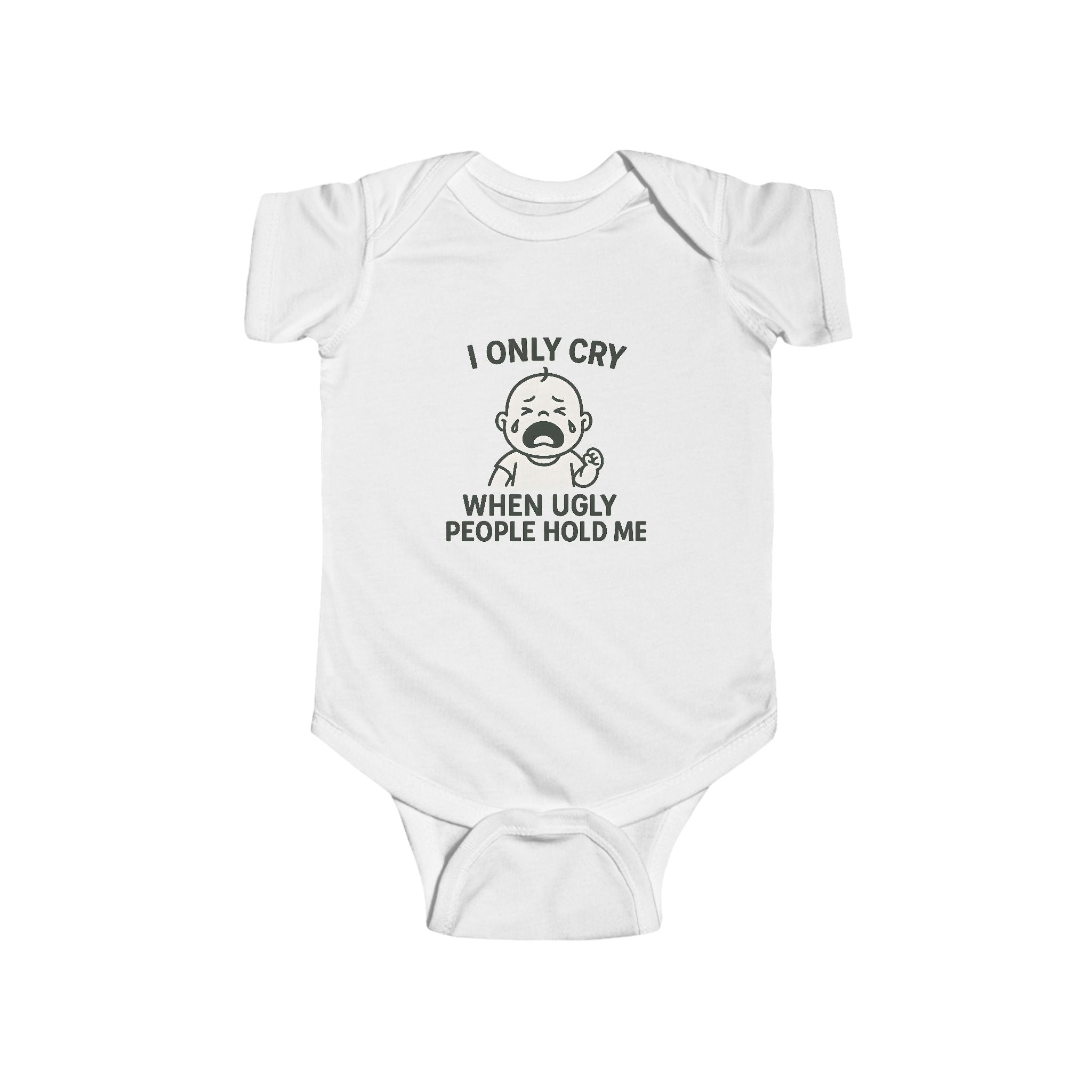Ugly People Baby Bodysuit, Funny Infant Outfit, Cute Baby Clothes