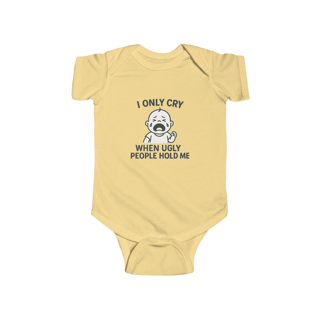 Ugly People Baby Bodysuit, Funny Infant Outfit, Cute Baby Clothes