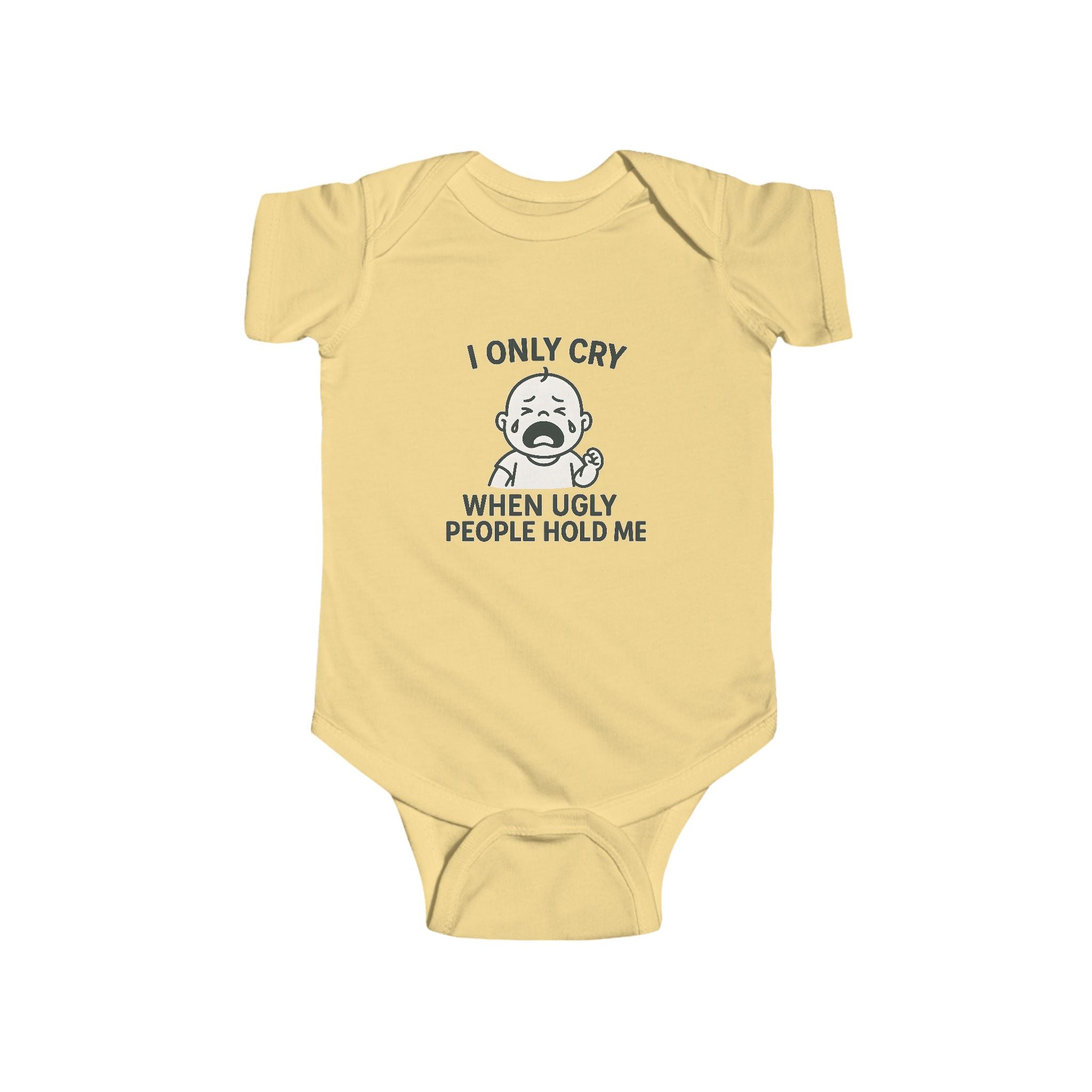Ugly People Baby Bodysuit, Funny Infant Outfit, Cute Baby Clothes