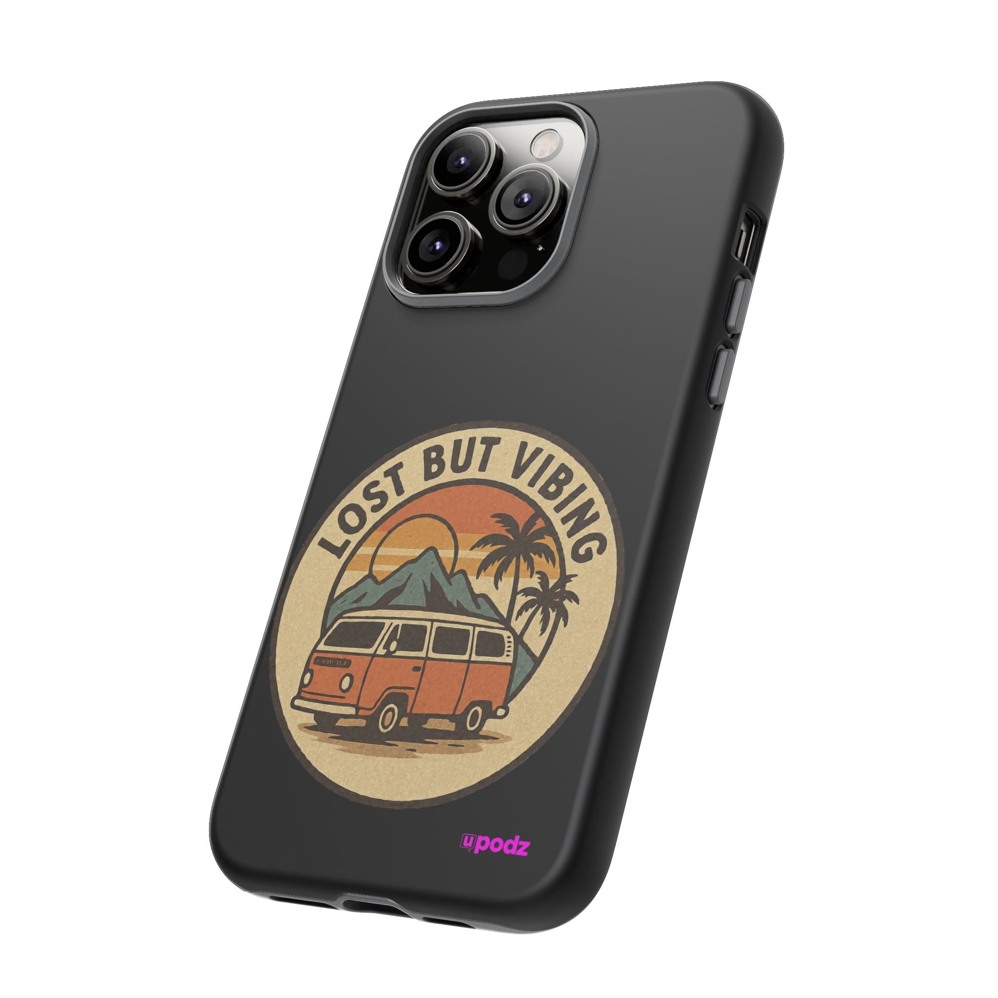 Lost But Vibing Design, Tough Cases, Phone Cover