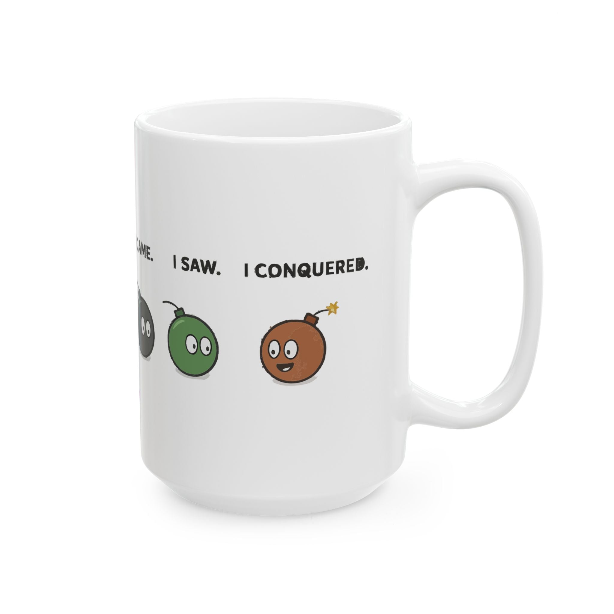 Came Saw Conquered Ceramic Mug |  Personalized Mug