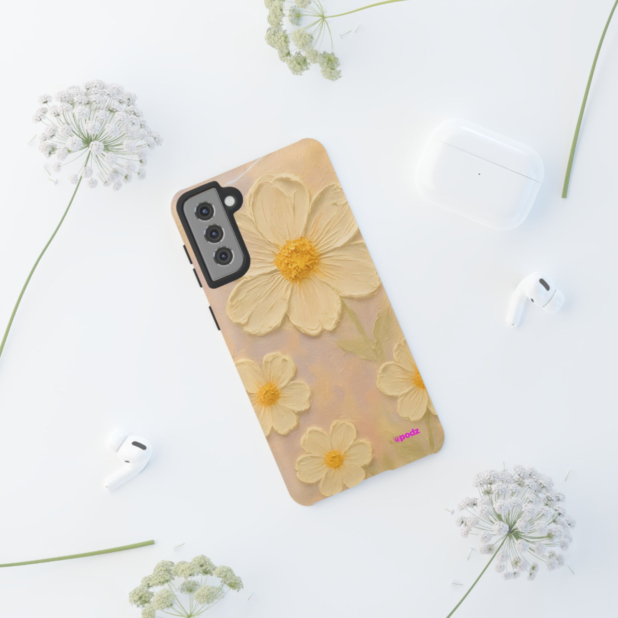 Phone Cases - Colorful Retro Oil Painting Flower