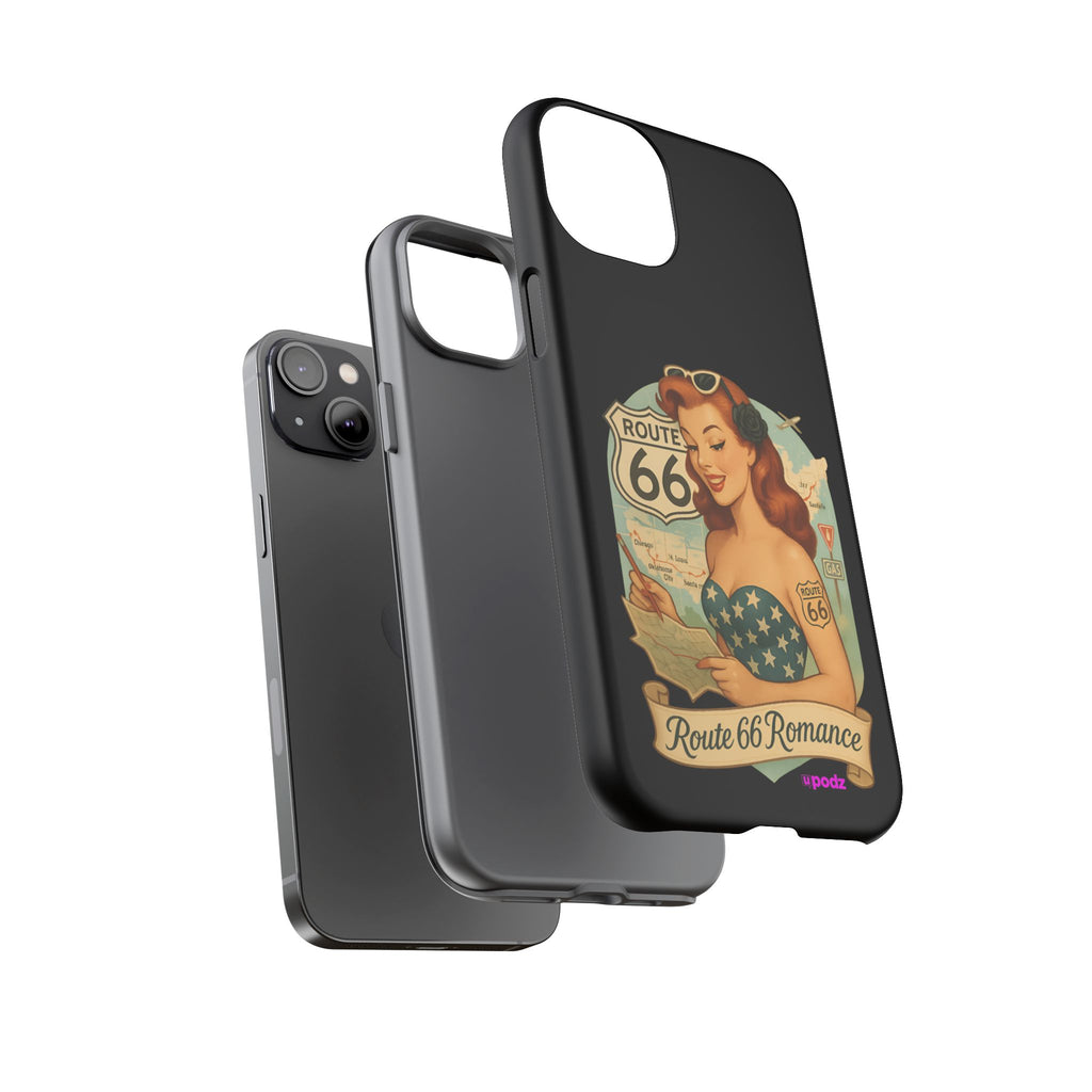 Route 66 Design, Tough Cases, Phone Cover, Unique Gift