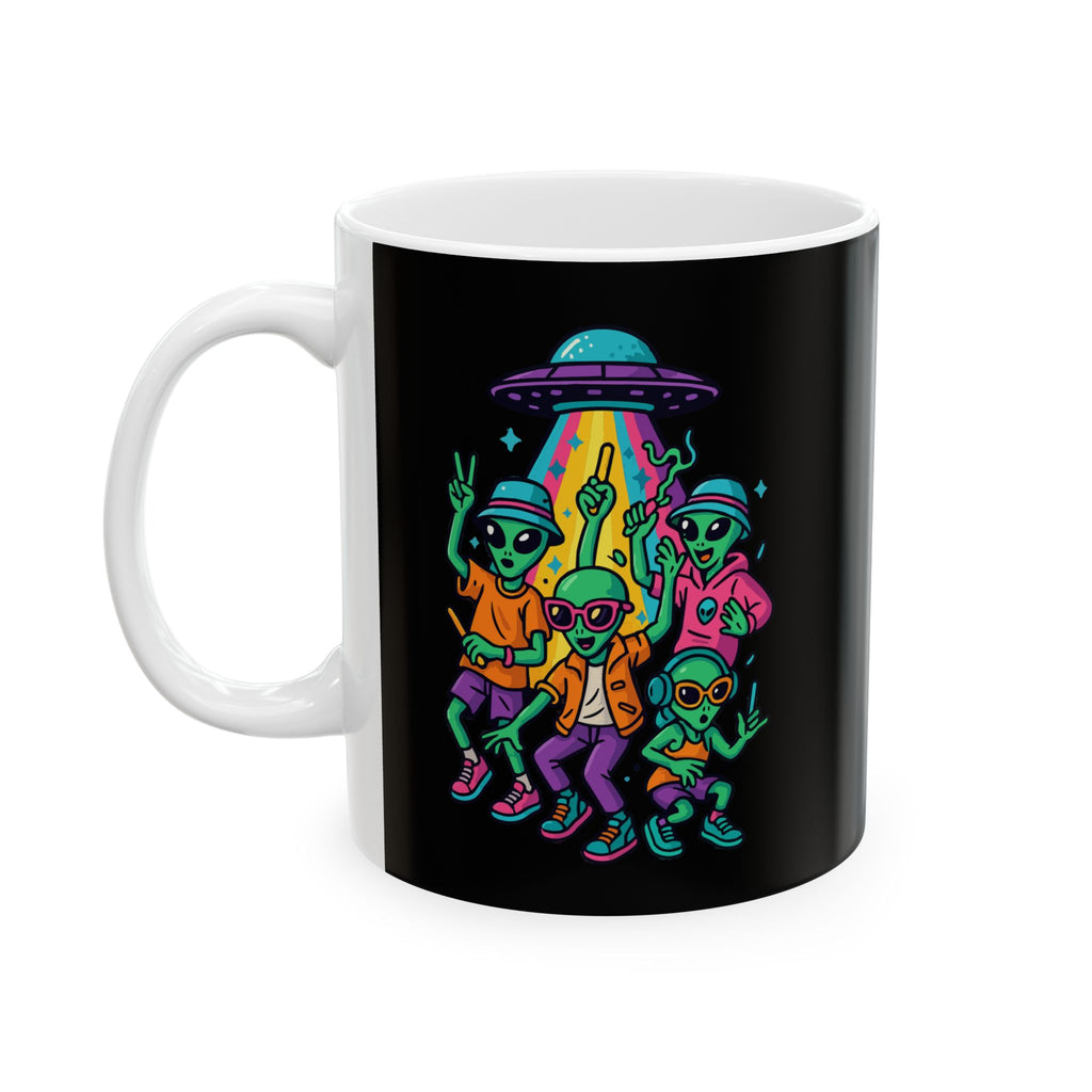 Alien Party Ceramic Mug |  Personalized Mug