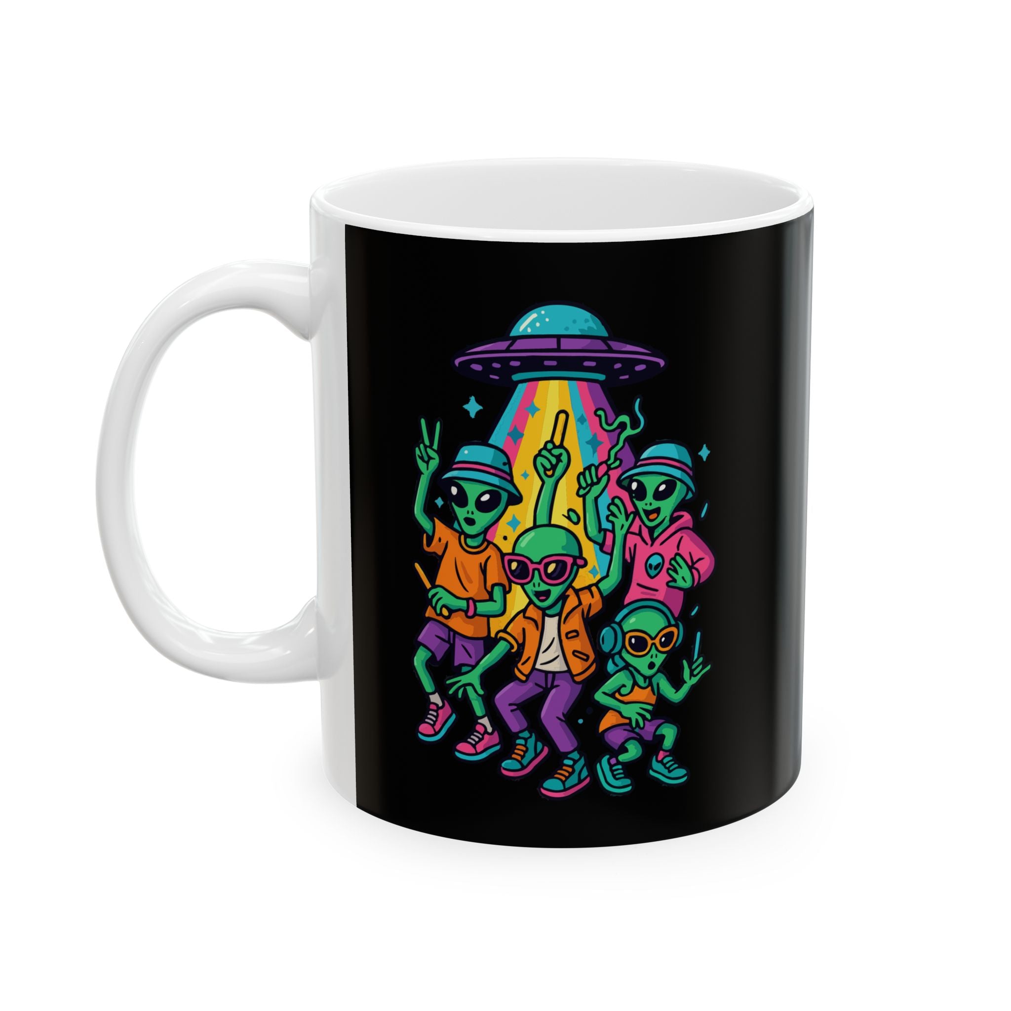 Alien Party Ceramic Mug |  Personalized Mug
