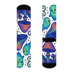 Spooky Mushroom Socks, Funky Design