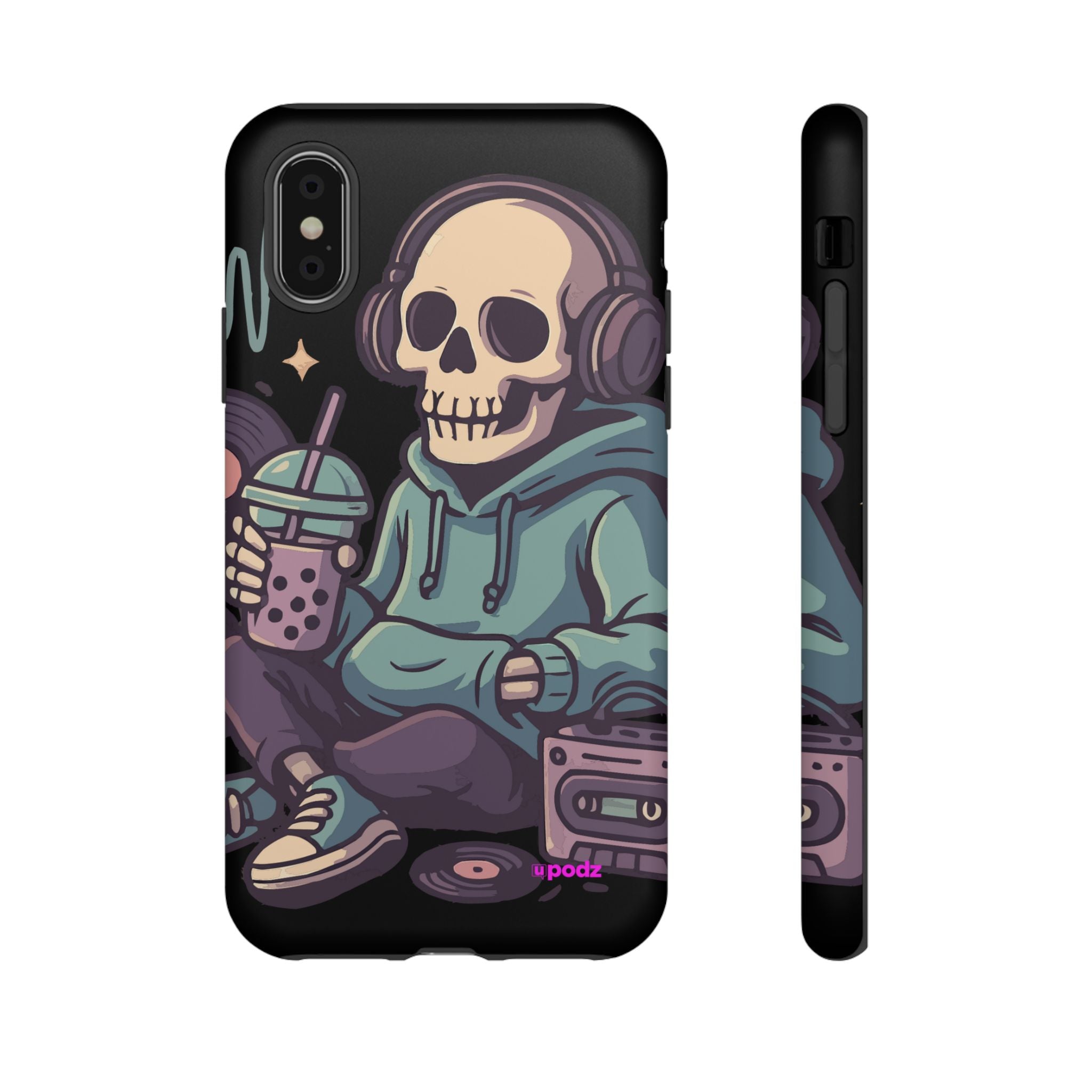 Skull Headphones Design, Tough Cases, Phone Cover
