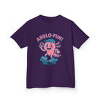 Axolotl Kids Tee, Fun Graphic Tee, Kids Cotton T-Shirt