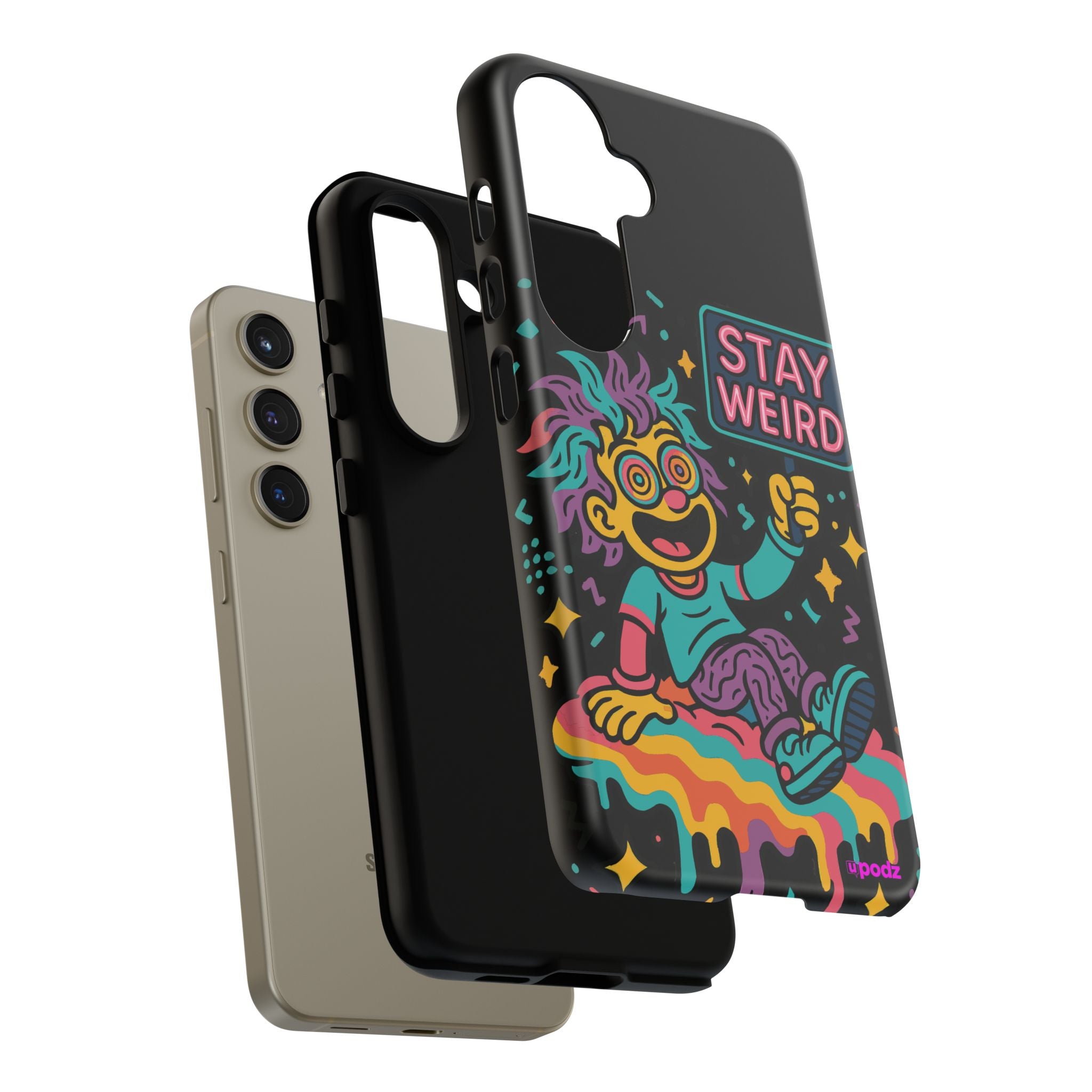 Stay Weird Design, Tough Cases, Phone Cover