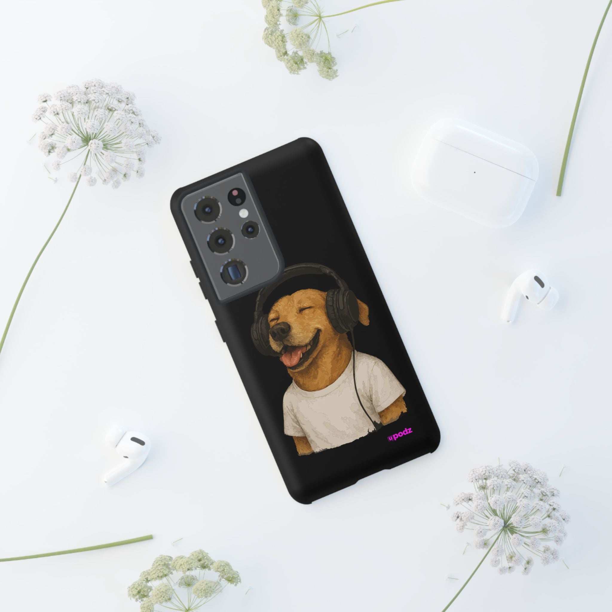 Puppy Vibes Design, Tough Cases, Phone Cover