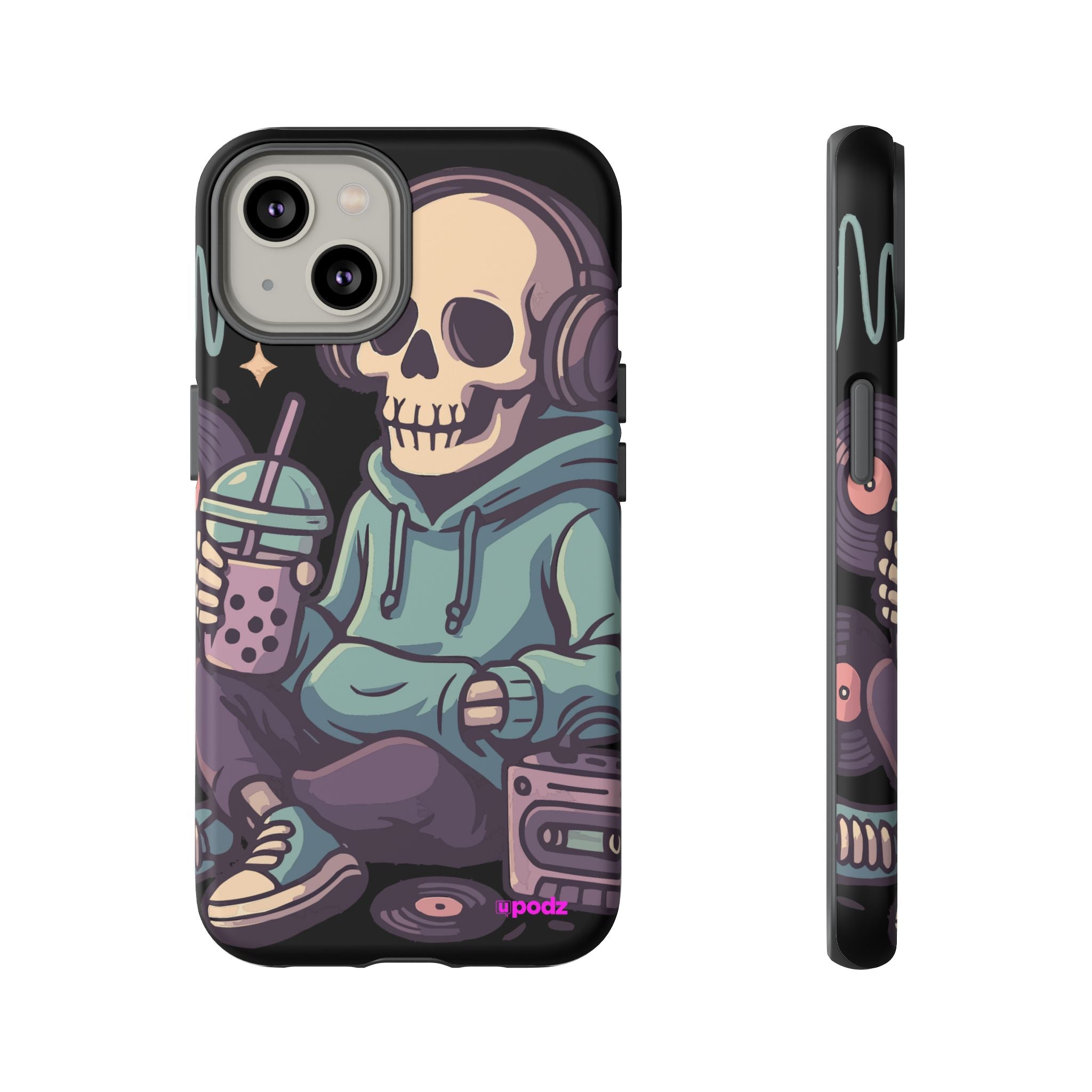 Skull Headphones Design, Tough Cases, Phone Cover
