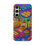 Bento Box, White Cover Design, Tough Cases, Phone Cover