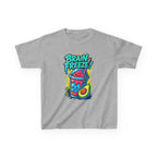 Brain Freeze Kids Tee, Fun Graphic Tee, Kids Cotton T-Shirt