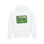 Cassette Youth Hooded Sweatshirt, Casual Wear