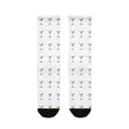 Martini Glass, Sublimation Crew Socks