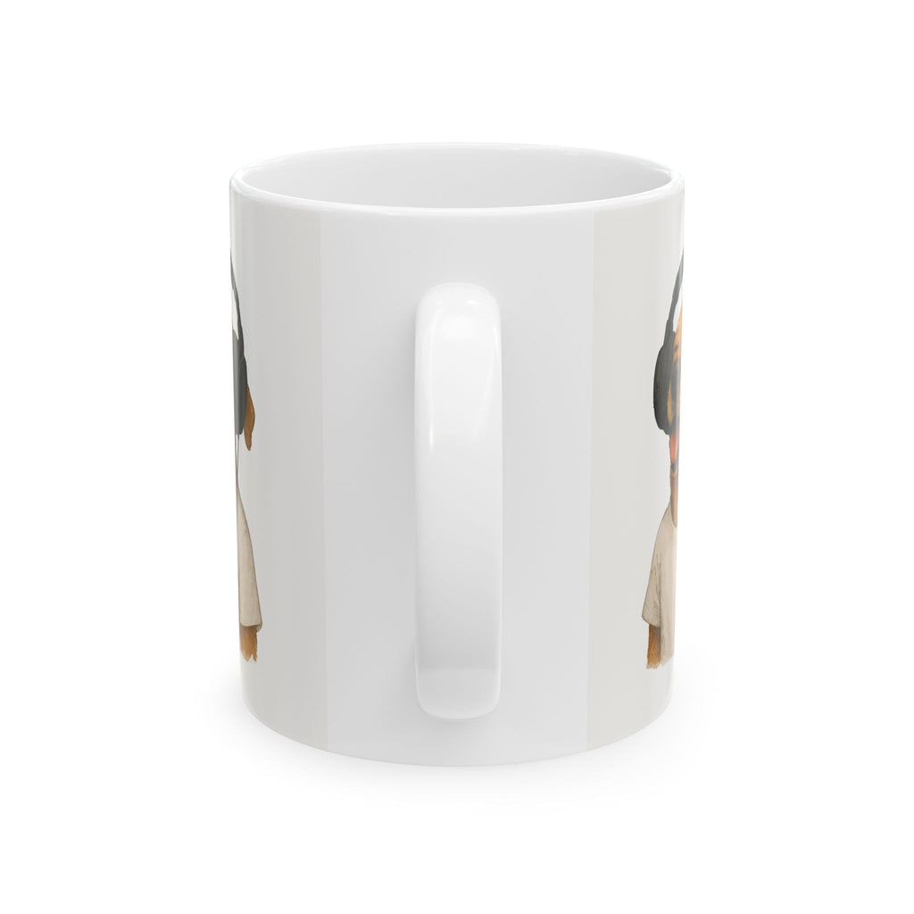 Puppy Vibes Ceramic Mug |  Personalized Mug