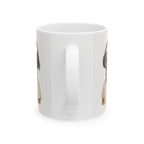 Puppy Vibes Ceramic Mug |  Personalized Mug