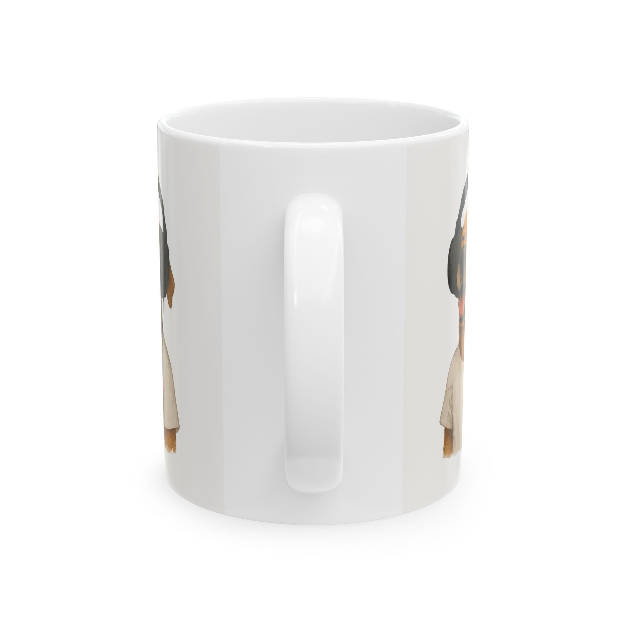 Puppy Vibes Ceramic Mug |  Personalized Mug